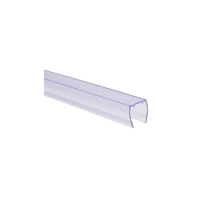 Canaleta guía de PVC transparente 1m para Neón LED de un lado