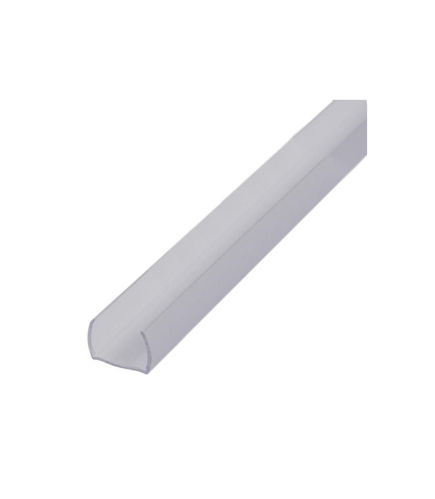 Perfil de PVC rígido 1 metro para Neón LED Flex de doble cara o dos lados