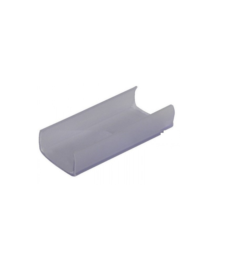 GRAPA PARA NEÓN DE DOS LADOS PVC TRANSPARENTE 5CM