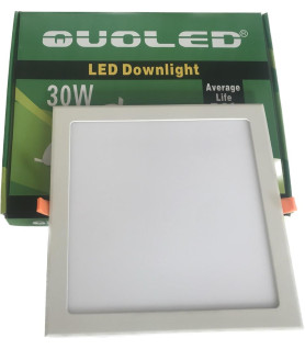 DOWNLIGHT 30W DE EMPOTRAR DE LED ARO BLANCO