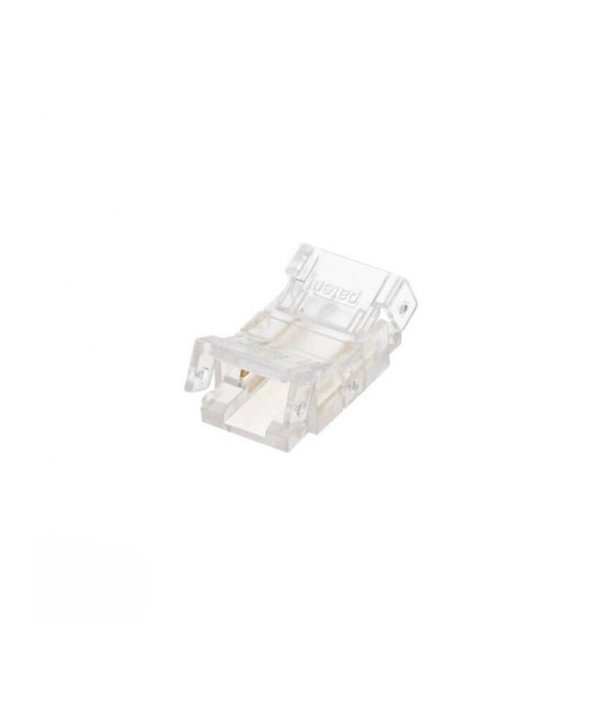 Conector de unión rígida para tira LED COB de 12V y 24V - Modelo transparente