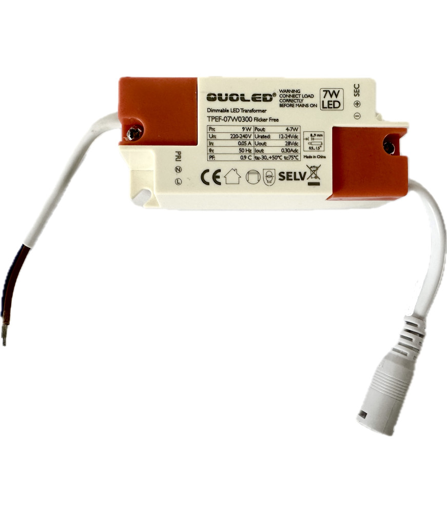 Driver LED 6W regulable 300mA 12-24V para downlight