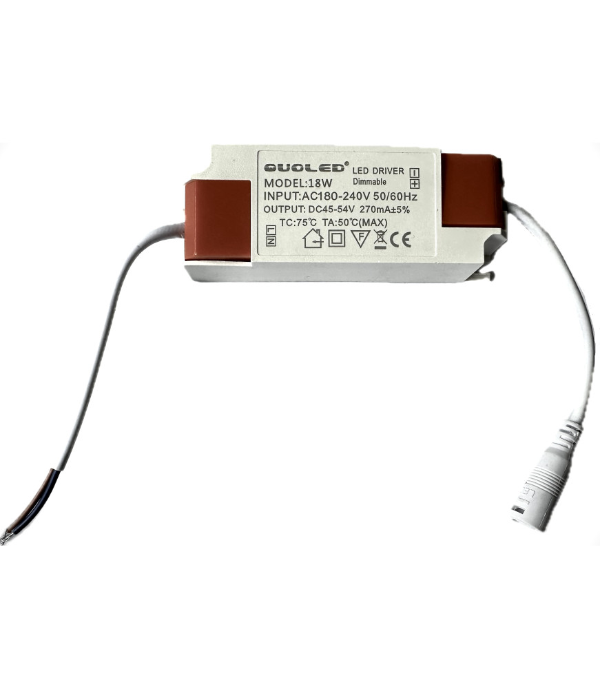 Driver LED 18W regulable 300mA para iluminación comercial QUOLED