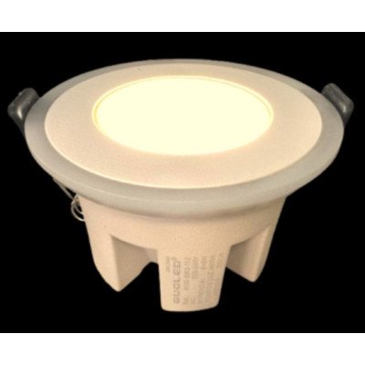 Diseño interior del foco empotrable LED 6W+3W con difusor de alta eficiencia