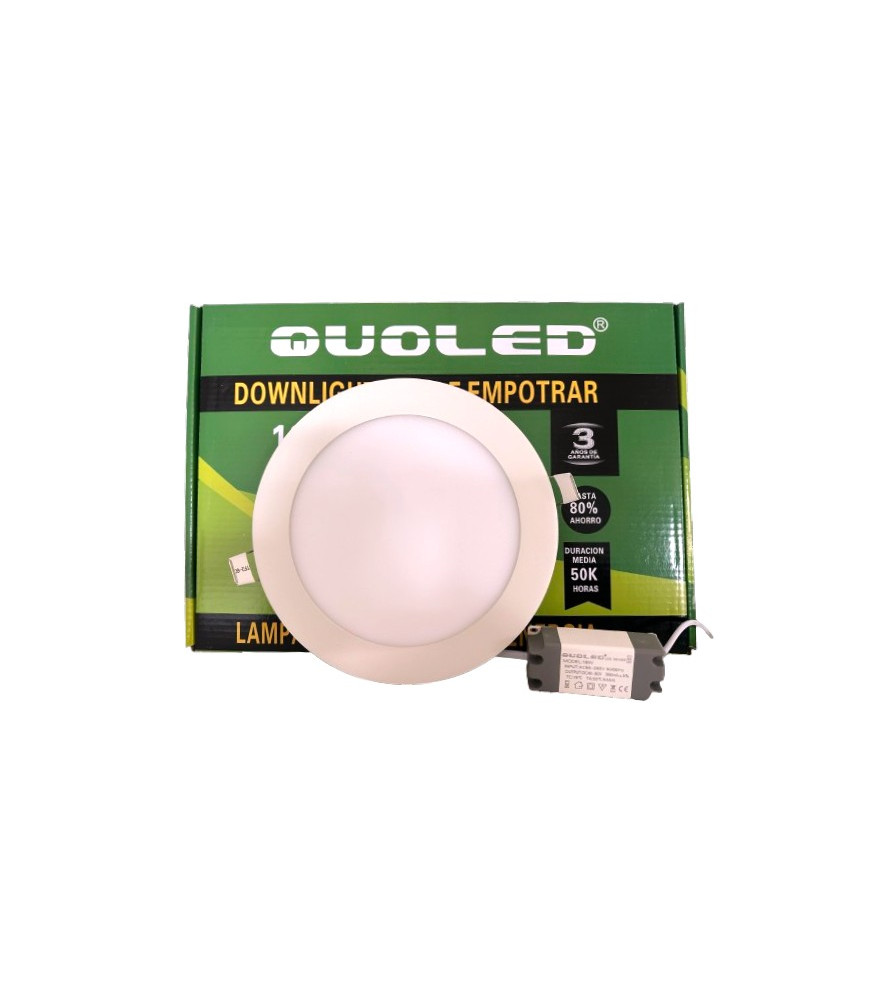 Pack Downlight LED 15W Quoled - Iluminación profesional de alta potencia.
