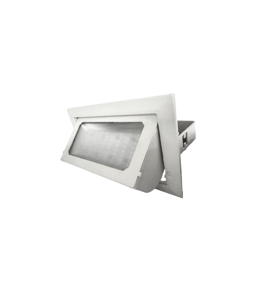 Downlight LED rectangular bascular 40W blanco - Foco orientable Quoled
