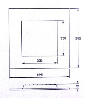 PANEL DE LED DE 60x60 DE 40W