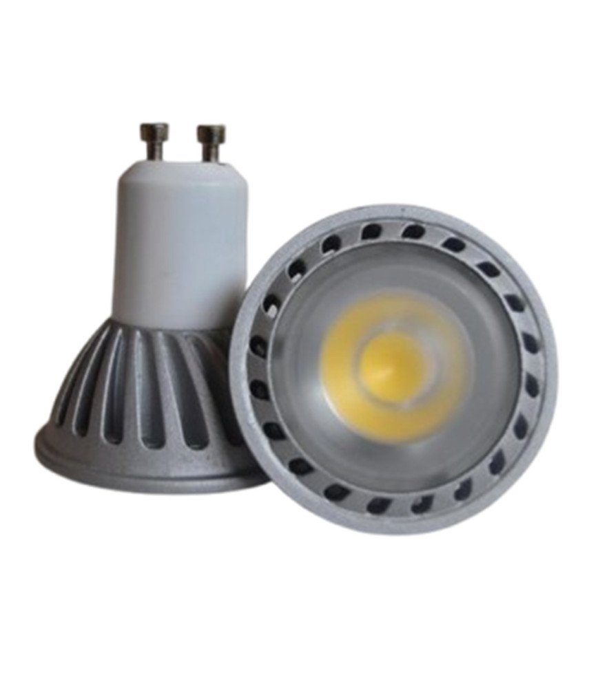 Bombilla LED GU10 5W COB con ángulo de apertura de 40 grados para iluminación focal