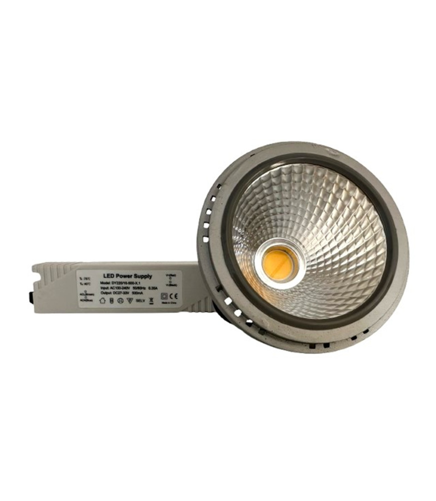 Foco LED AR111 19W COB G53 1700 lúmenes con driver incluido QUOLED