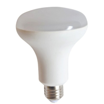 Diseño reflectante R90 con rosca E27 y ángulo de apertura de 120°