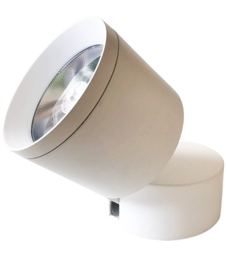 Foco de superficie LED 30W bascular blanco - 2700 lúmenes de alta potencia