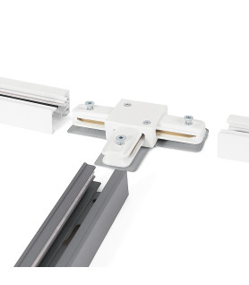 UNIÓN "T" PARA CARRIL MONOFÁSICO