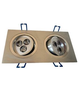 FOCO EMPOTRABLE 6W (3Wx2)