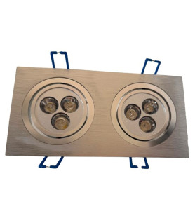 FOCO EMPOTRABLE 6W (3Wx2)