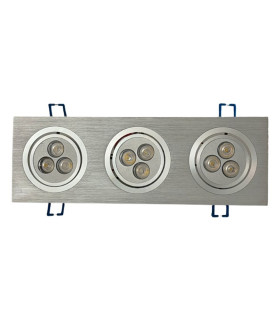 FOCO EMPOTRABLE 9W (3Wx3)