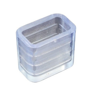Tapón de terminación transparente para tira de Neón LED 220V