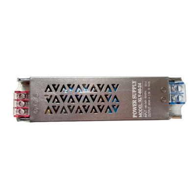 Fuente de alimentación Slim 24V 60W para tiras LED - Driver extra plano 2.5A para muebles y perfiles