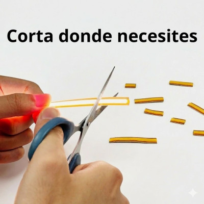 Tira LED COB con tecnología de corte libre milimétrico QUOLED