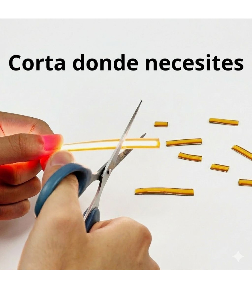 Tira LED COB con tecnología de corte libre milimétrico QUOLED