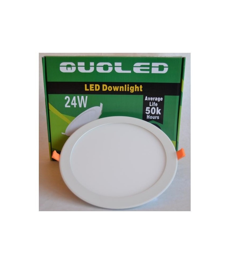 DOWNLIGHT 24W REDONDO BLANCO DE EMPOTRAR