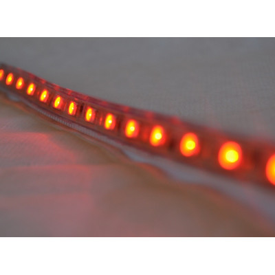Tira LED 220V monocolor rojo de alta intensidad para decoración