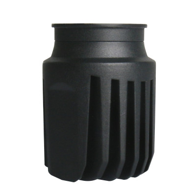 Detalle del disipador de aluminio de alto rendimiento para bombilla LED de 18W