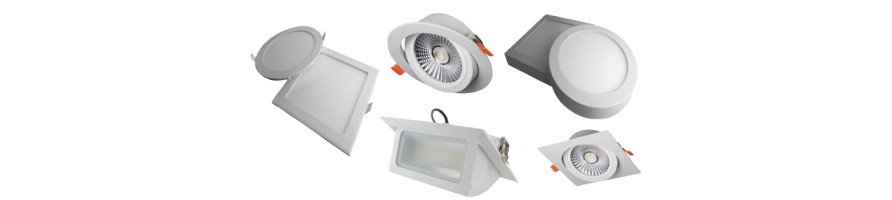 Downlight LED superficie y empotrar